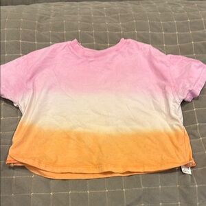 Zara Pink and Orange Gradient Tee